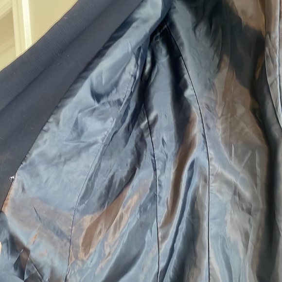 Tahari Arthur S Levine Dark Navy Blazer size 6 - Picture 6 of 7